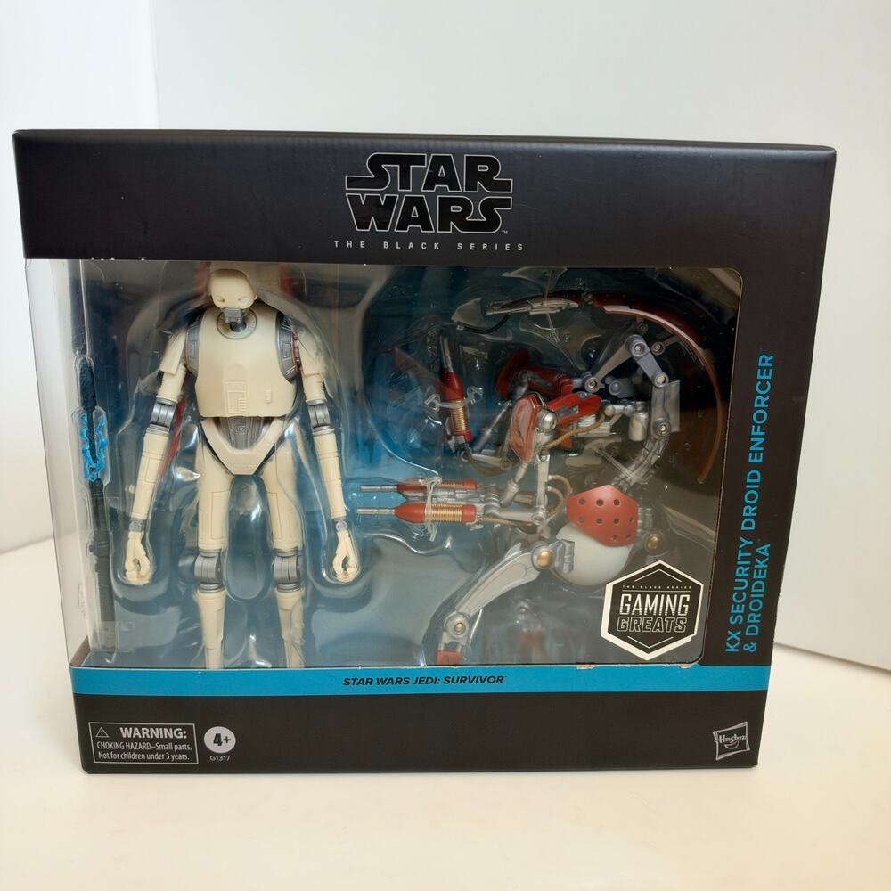 Star Wars Black Series KX Security Droid Enforcer & Droideka NEW Gaming Greats